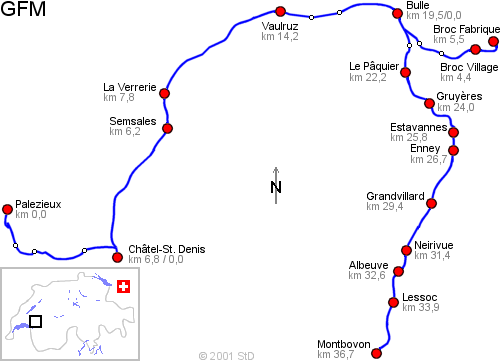 GFM-Streckenplan
