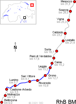 RhB-BM-Route map